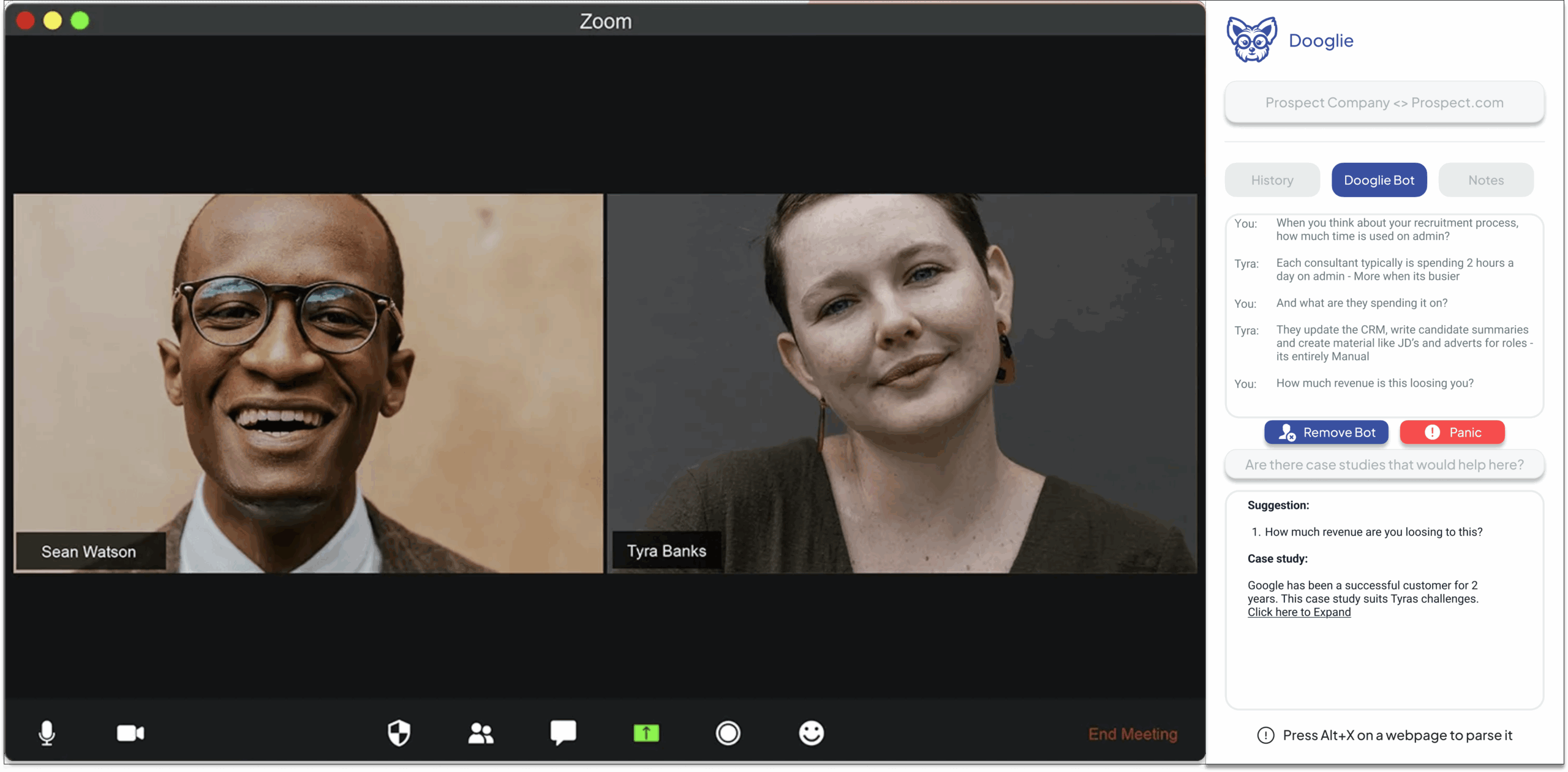 Dooglie.com chrome extension
